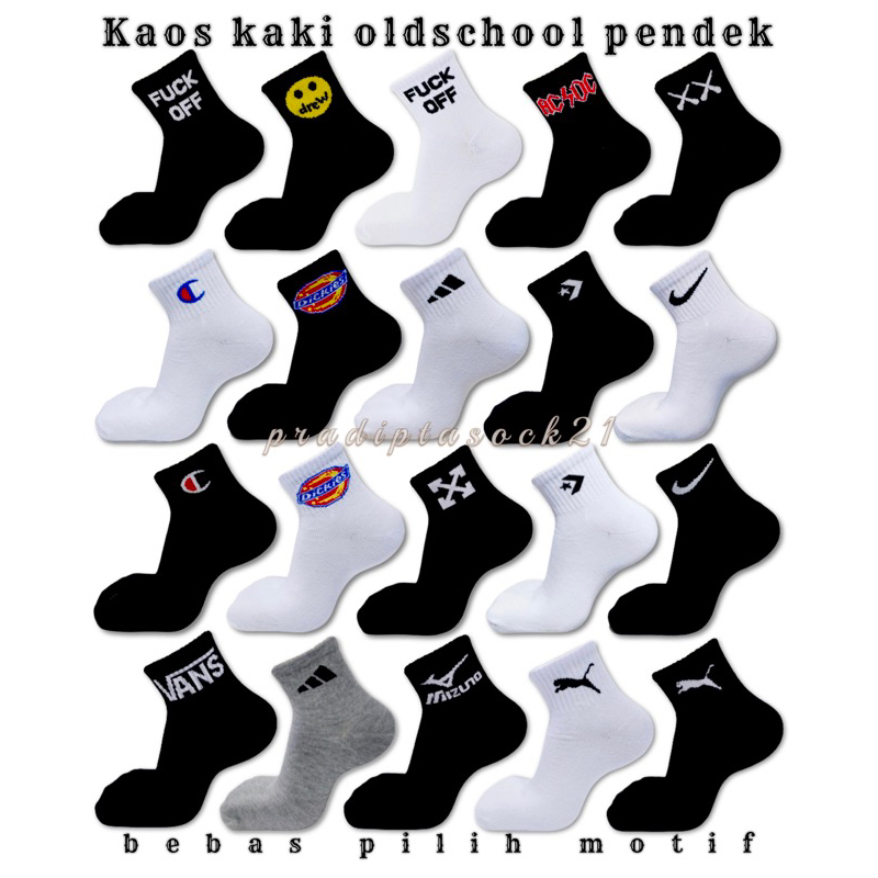 7. kaos kaki oldschool pendek / kaos kaki sport premium - pradiptasock21 - foto 1 dari 10