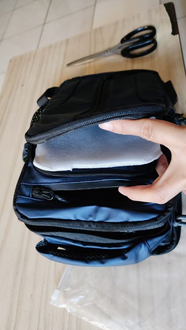 9. Freeknight Tas Selempang Travel USB Port Sling Bag Tas Slempang Pria Keren Multifungsi Cross Body Bag TS718 - foto 5 dari 10, stev3n