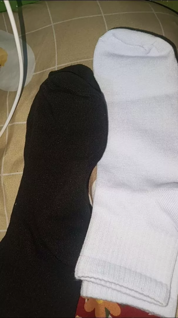 kaos kaki oldschool pendek polos basic sport all size dewasa - Foto ulasan pembeli