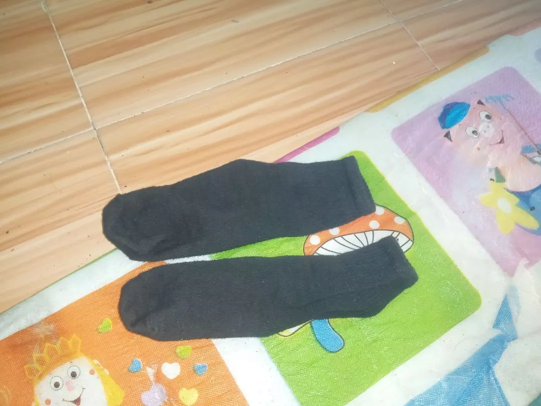 kaos kaki oldschool pendek polos basic sport all size dewasa - Foto ulasan pembeli