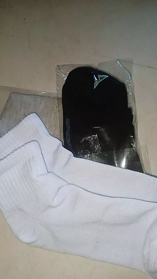 kaos kaki oldschool pendek polos basic sport all size dewasa - Foto ulasan pembeli