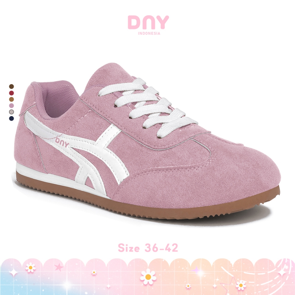 Sepatu DNY Sport Wanita Sneakers Olahraga Cewek Running Shoes Jogging Sepatu Senam Perempuan 0525A