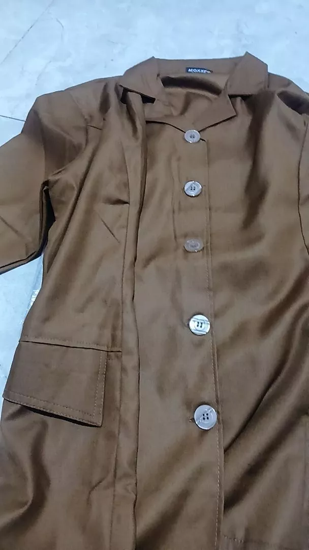 Foto ulasan pembeli Kenyamanan: barang aeauai harga, varian 1Set Rok Kheki Tua,XL