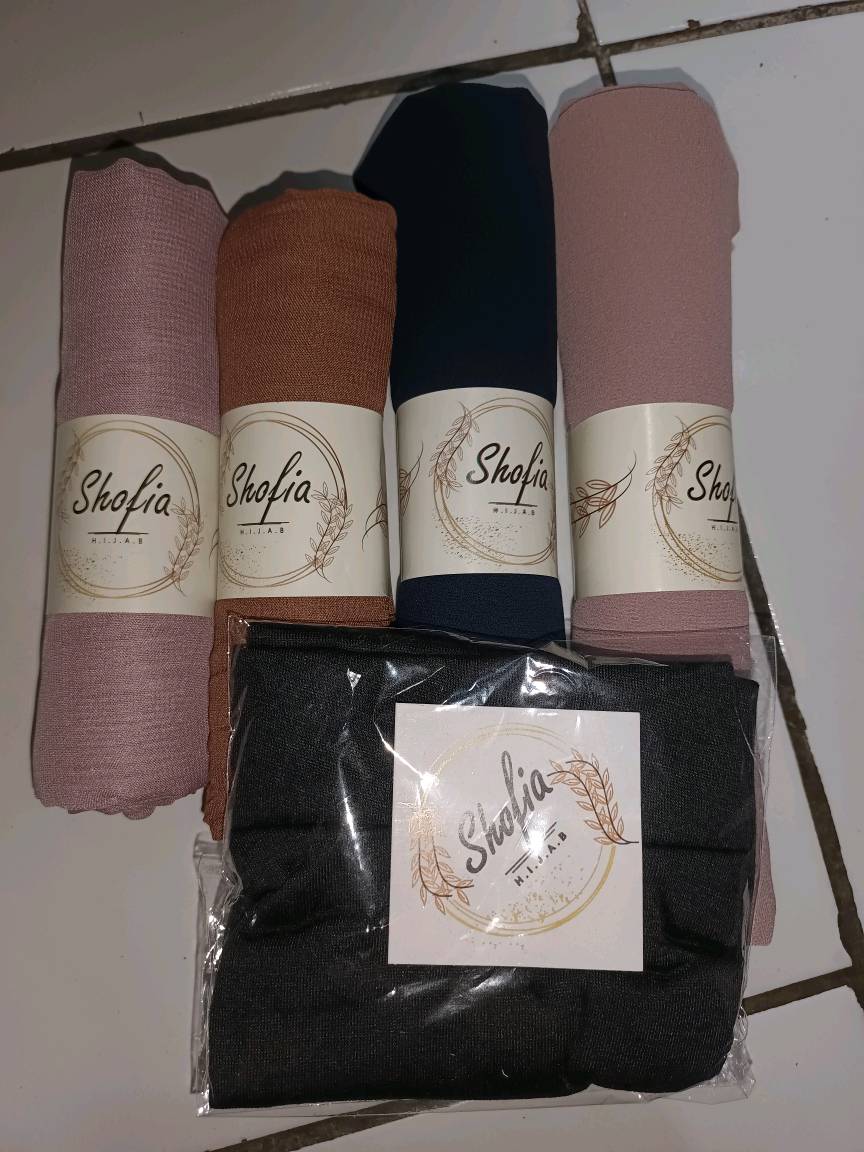 Shofia Hijab Pashmina Ceruty Babydoll Lembut - foto 7 dari 10