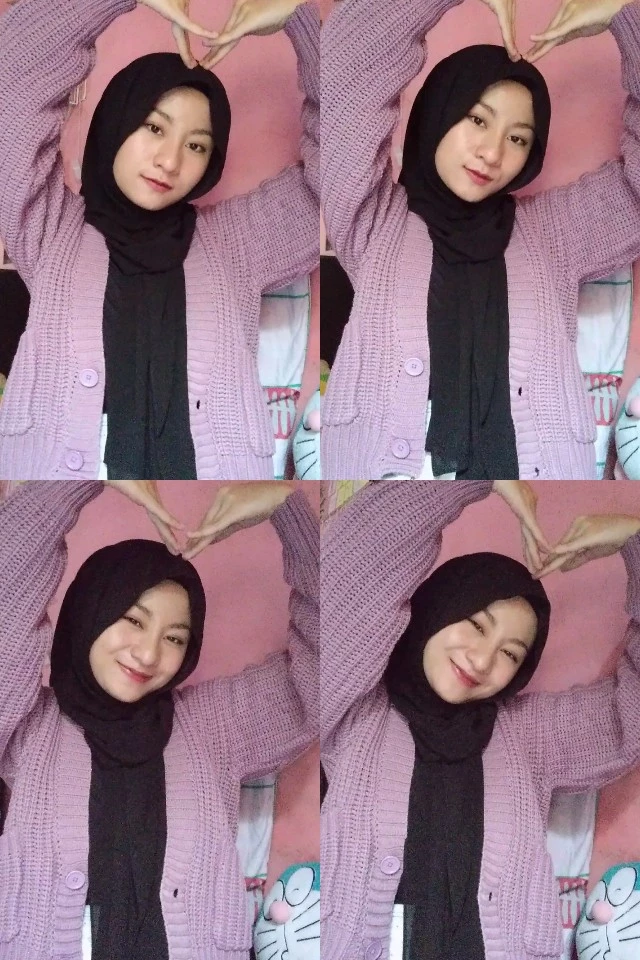 Foto ulasan Shofia Hijab Pashmina Ceruty Babydoll Lembut