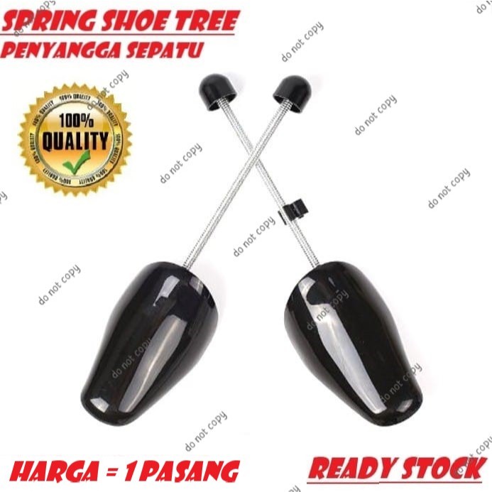 Spring Shoe Tree Penyangga Sepatu 38-47 Hitam