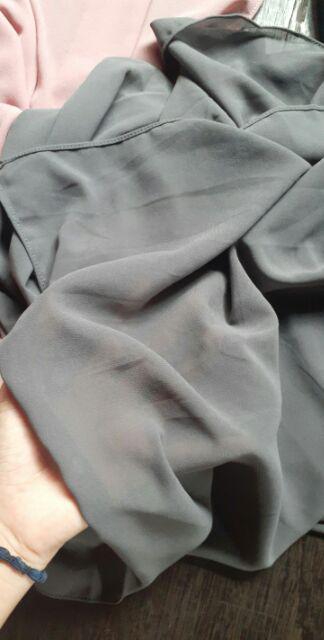 Foto ulasan Pashmina ceruty babydoll ultimate premium PART1