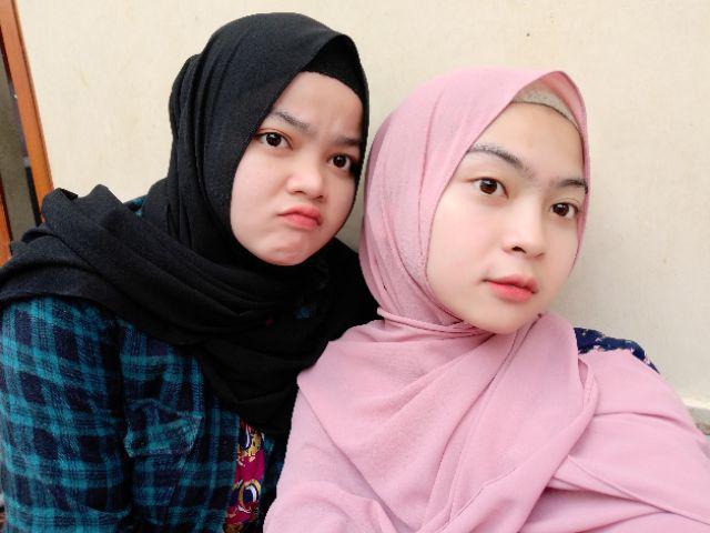 Foto ulasan Pashmina ceruty babydoll ultimate premium PART1