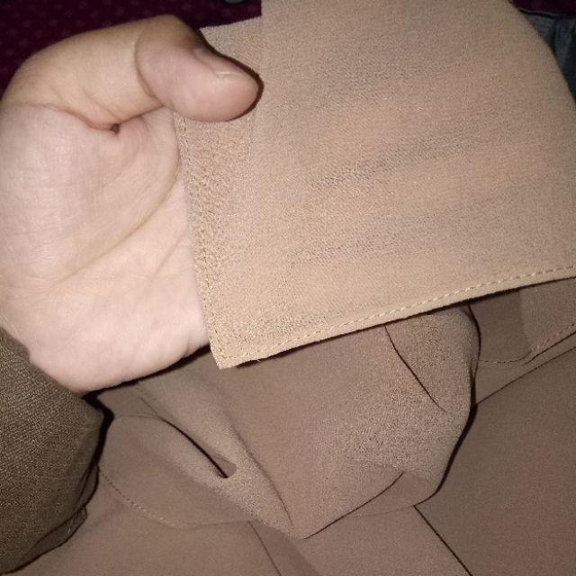 Foto ulasan Pashmina ceruty babydoll ultimate premium PART1