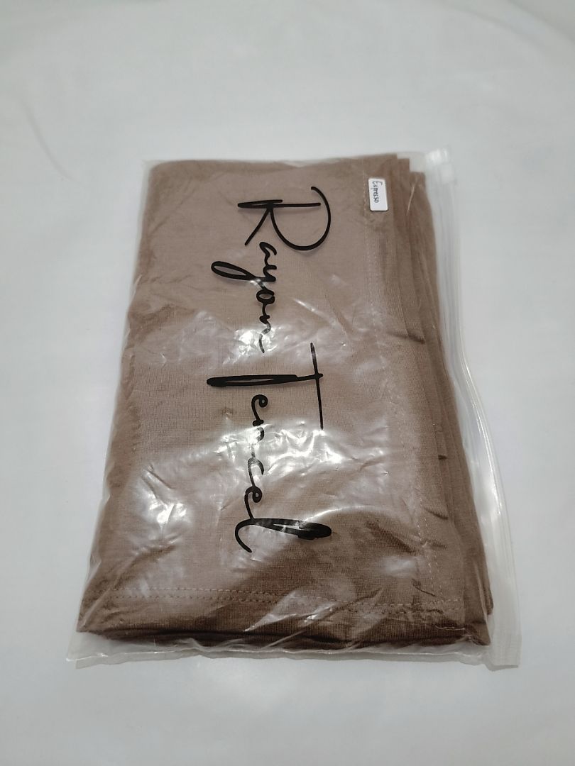 Pashmina kaos RAYON TENCEL premium FREE POUCH - foto 5 dari 10
