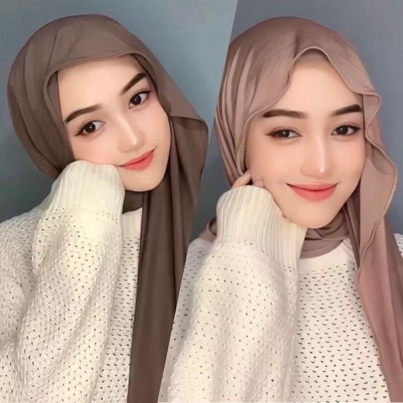 Pashmina Mleyot / Jilbab Pashmina Murah / Pasmina Tebal - foto 8 dari 10, 4yunz