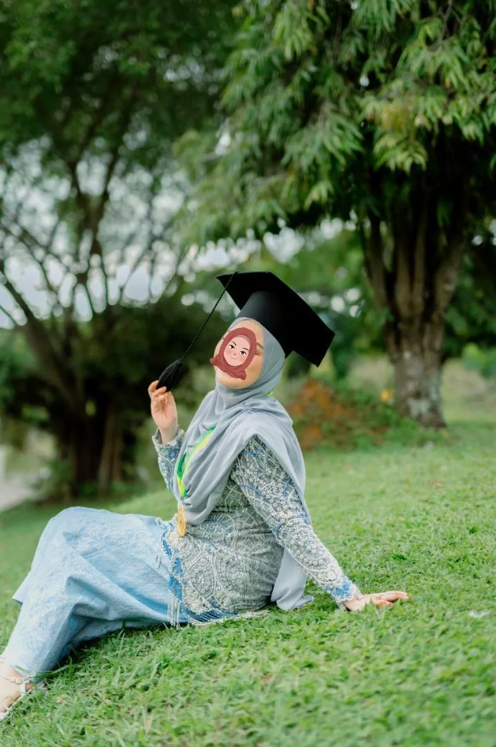 Foto ulasan Pashmina Syar'i Jumbo Ceruty Babydoll Premium