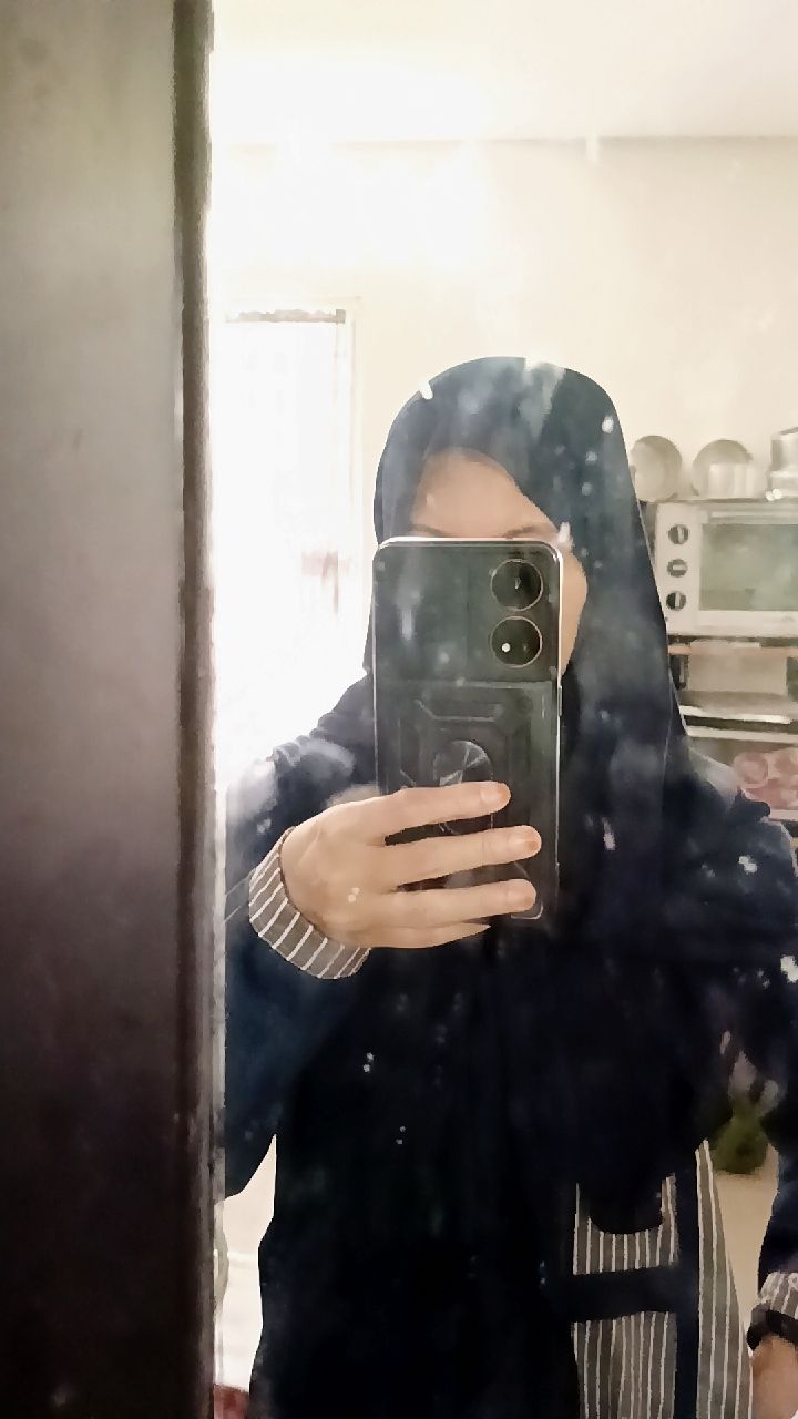 Foto ulasan Pashmina Syar'i Jumbo Ceruty Babydoll Premium