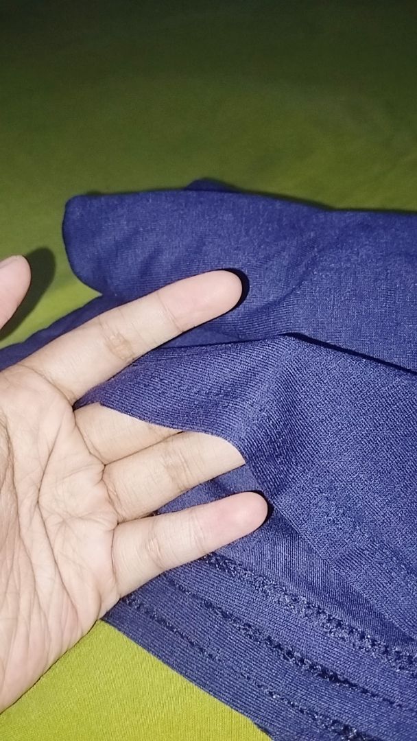 Foto ulasan Pashmina Rayon Viscose Elastis Jatuh Nyaman
