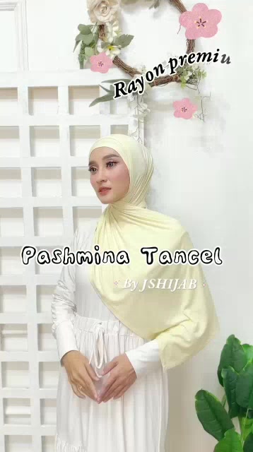 Pashmina Tencel Rayon Premium || Pashmina Tencel shawl rayon - foto 10 dari 10