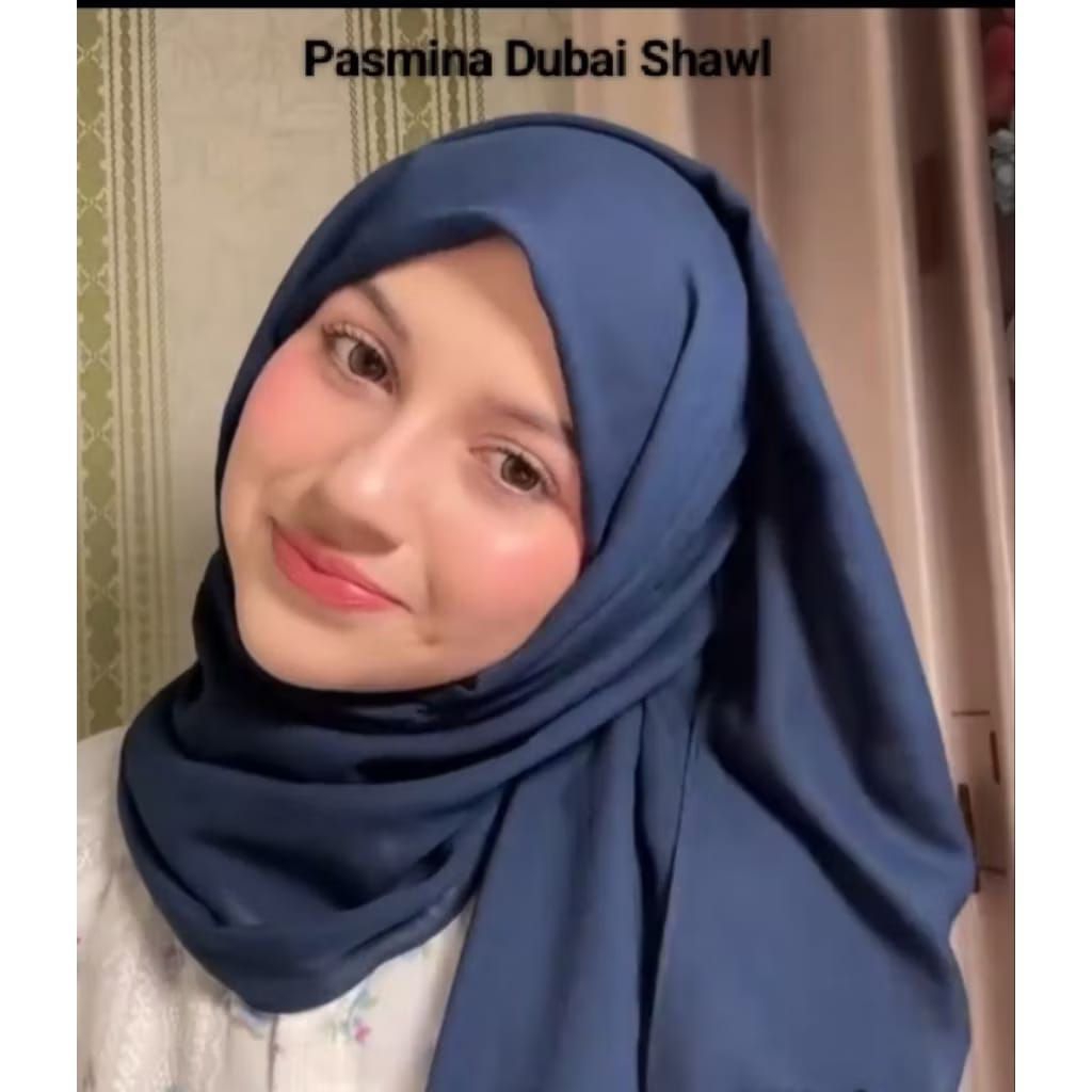 Pashmina Voal Premium/Pashmina Arabian Voile Shawl/Pashmina Dubai - foto 8 dari 10