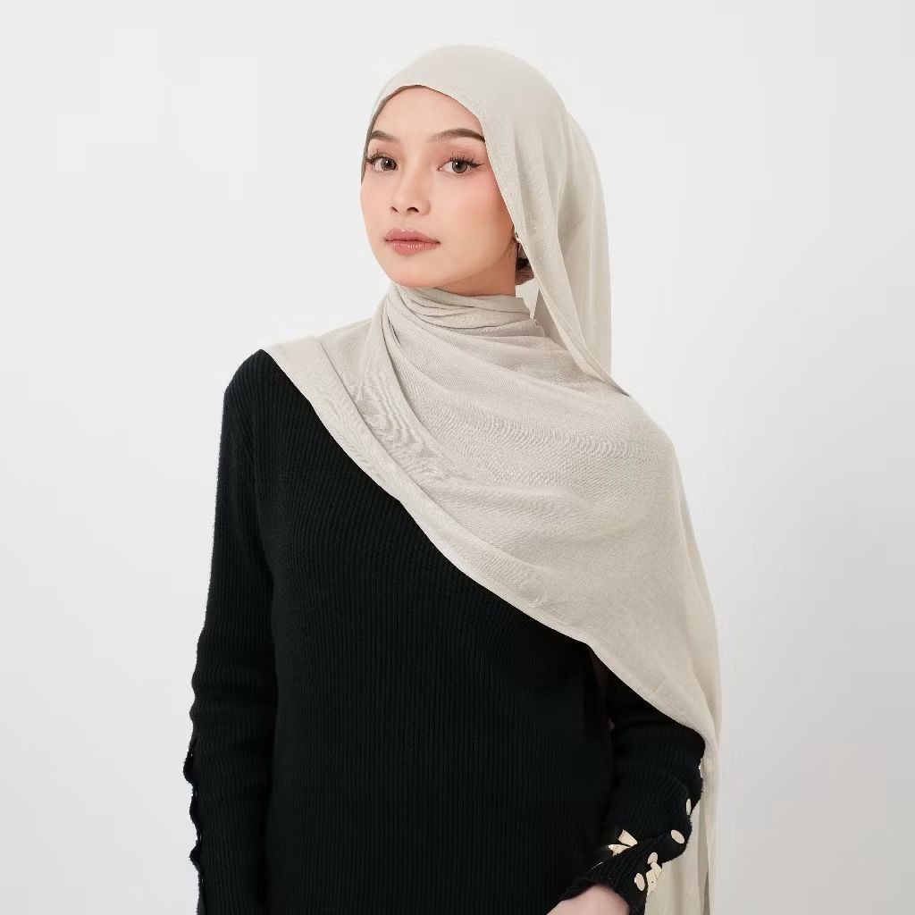 Pashmina Viscose Bamboo || Hijab Modal Viscose || Pashmina 170 x 70 - foto 8 dari 10