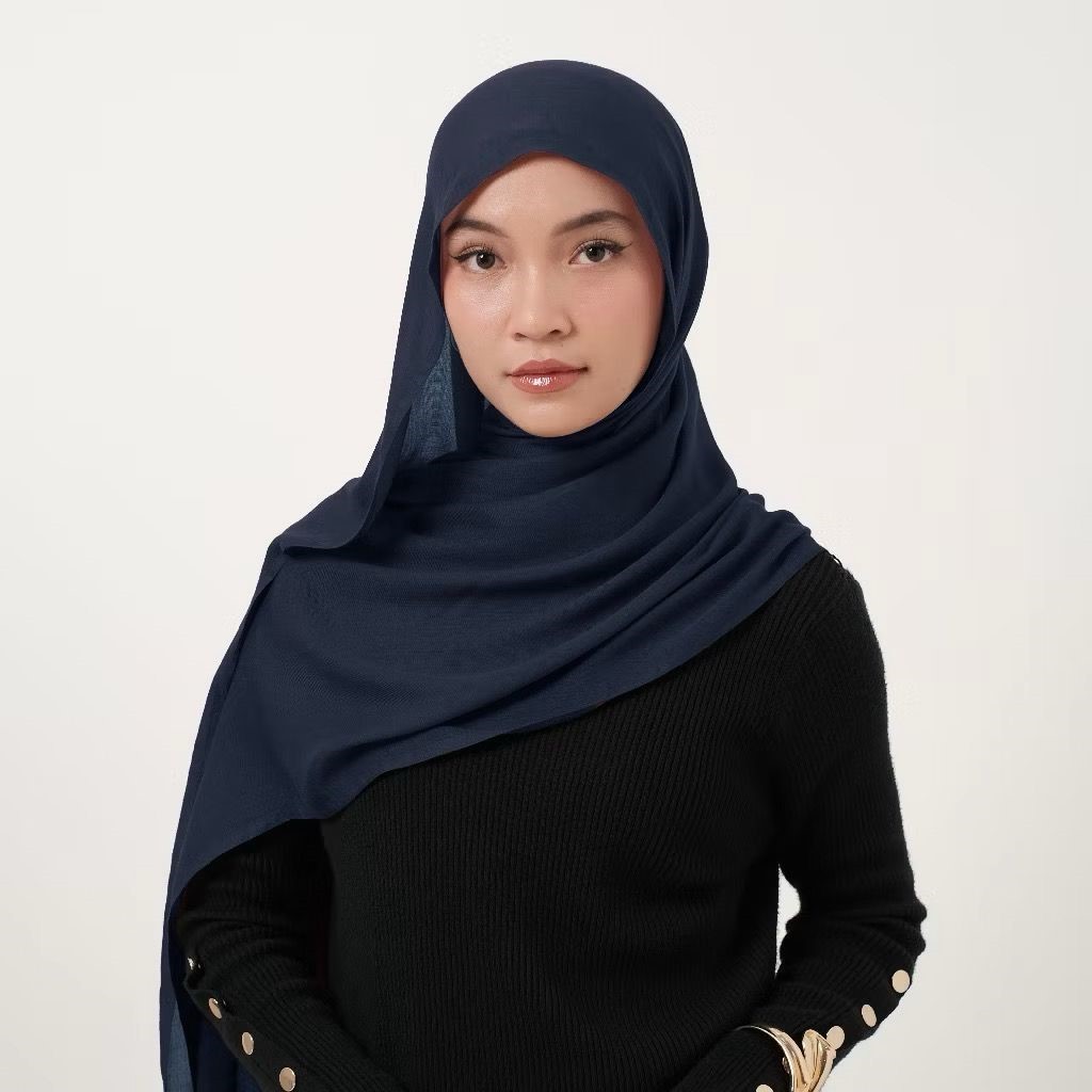 Pashmina Viscose Bamboo || Hijab Modal Viscose || Pashmina 170 x 70 - foto 10 dari 10