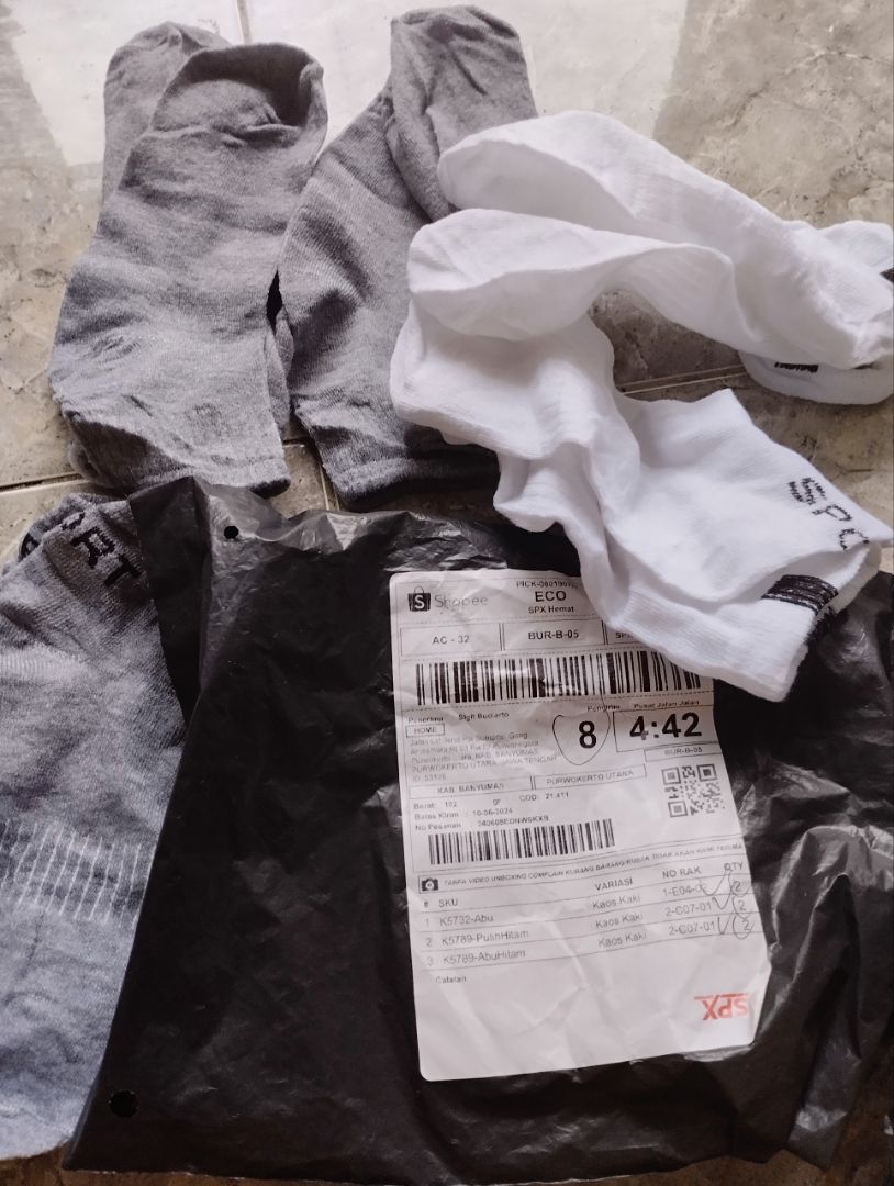 PJJ Kaos Kaki Olahraga Tebal Murah Pria Wanita - foto 7 dari 10, kendraningrum