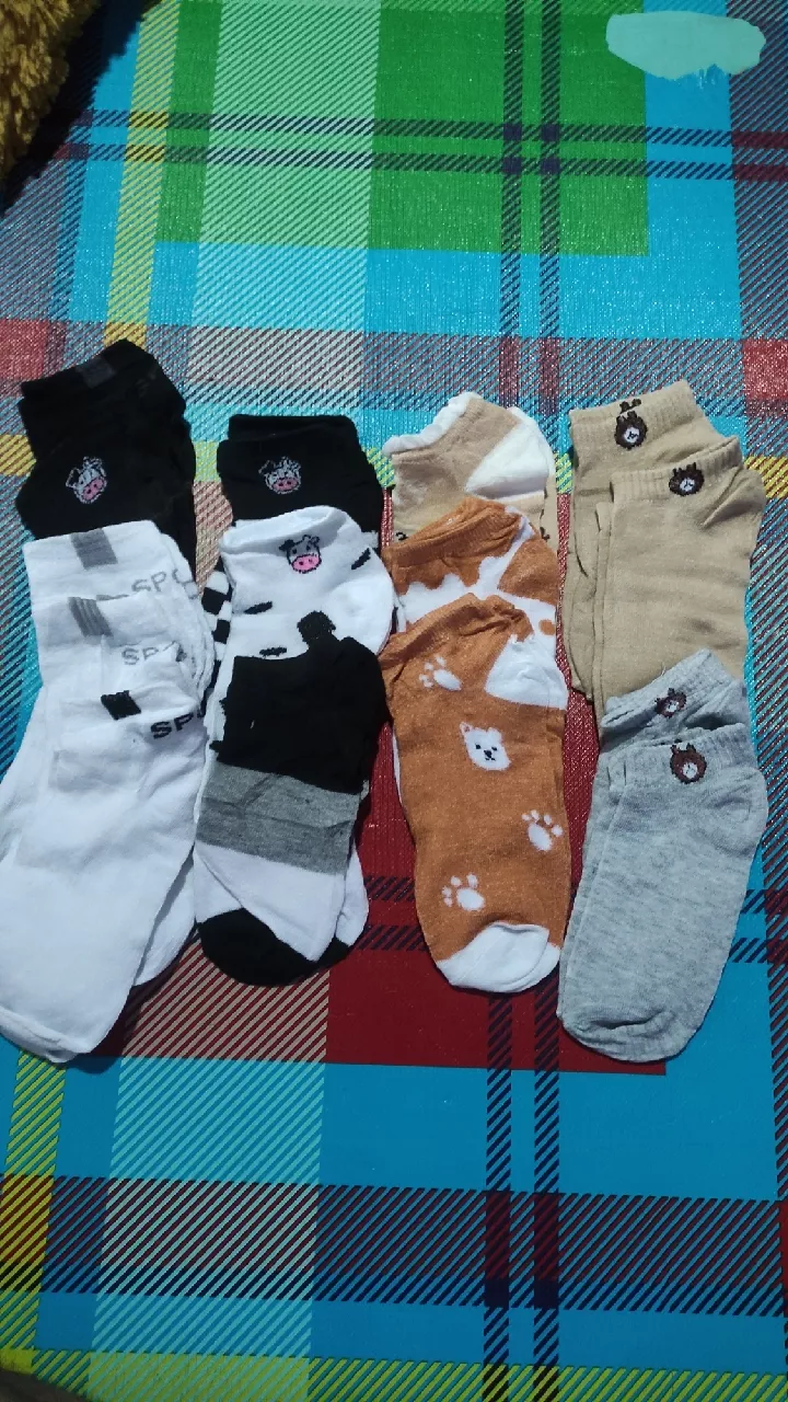 Foto ulasan pembeli usfatun, varian Putih Abu, Hitam Abu, Putih HItam