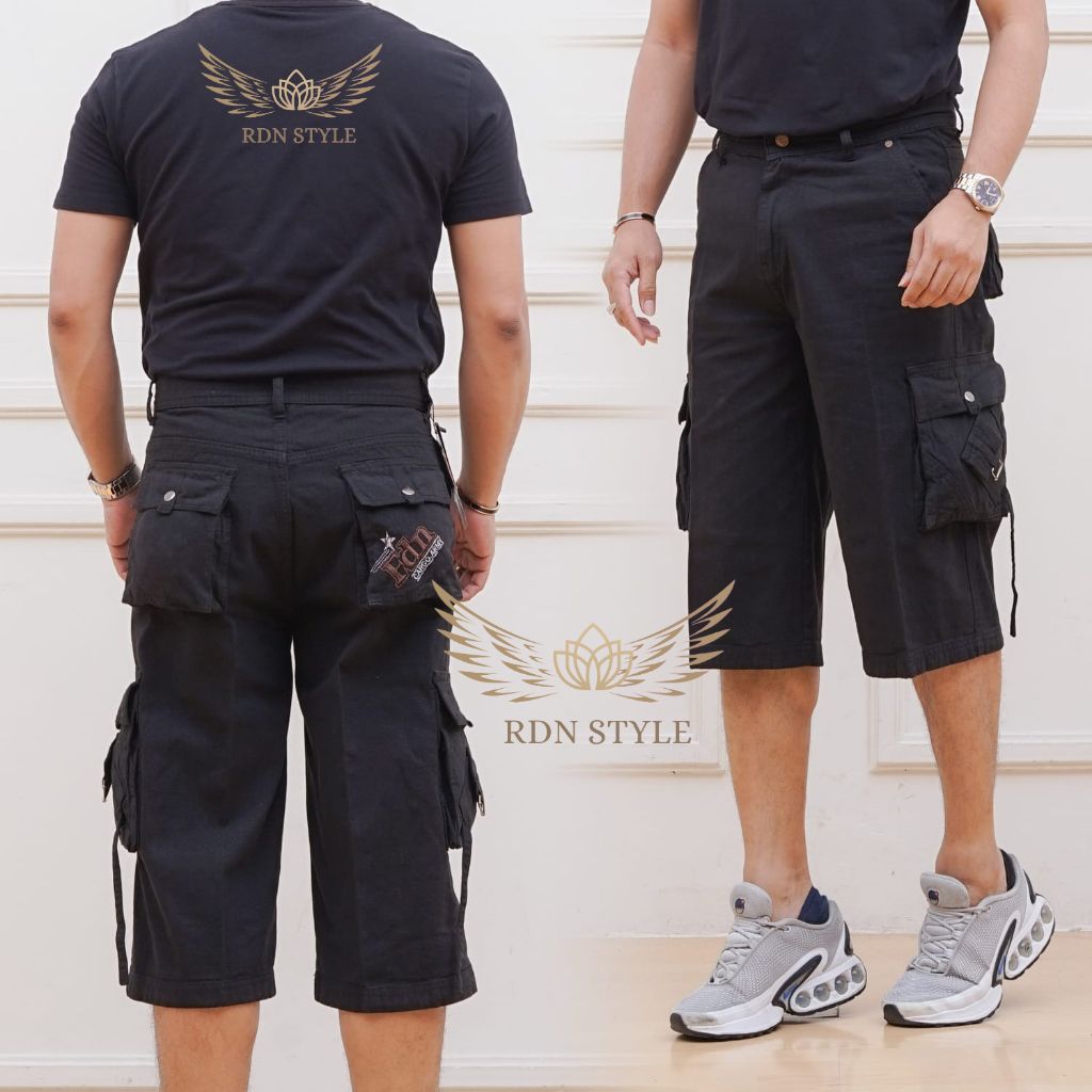 RDN STYLE Celana Cargo Pendek Semi Jeans 27-38 - foto 4 dari 10, wxgcxdu8uc