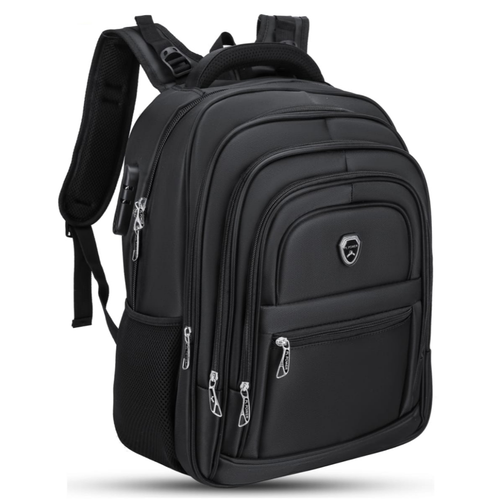 Tas Pria Ransel Laptop PL Power 18 inc Expanding Tas Laptop USB Ransel Polo Import POWER OFFICIAL