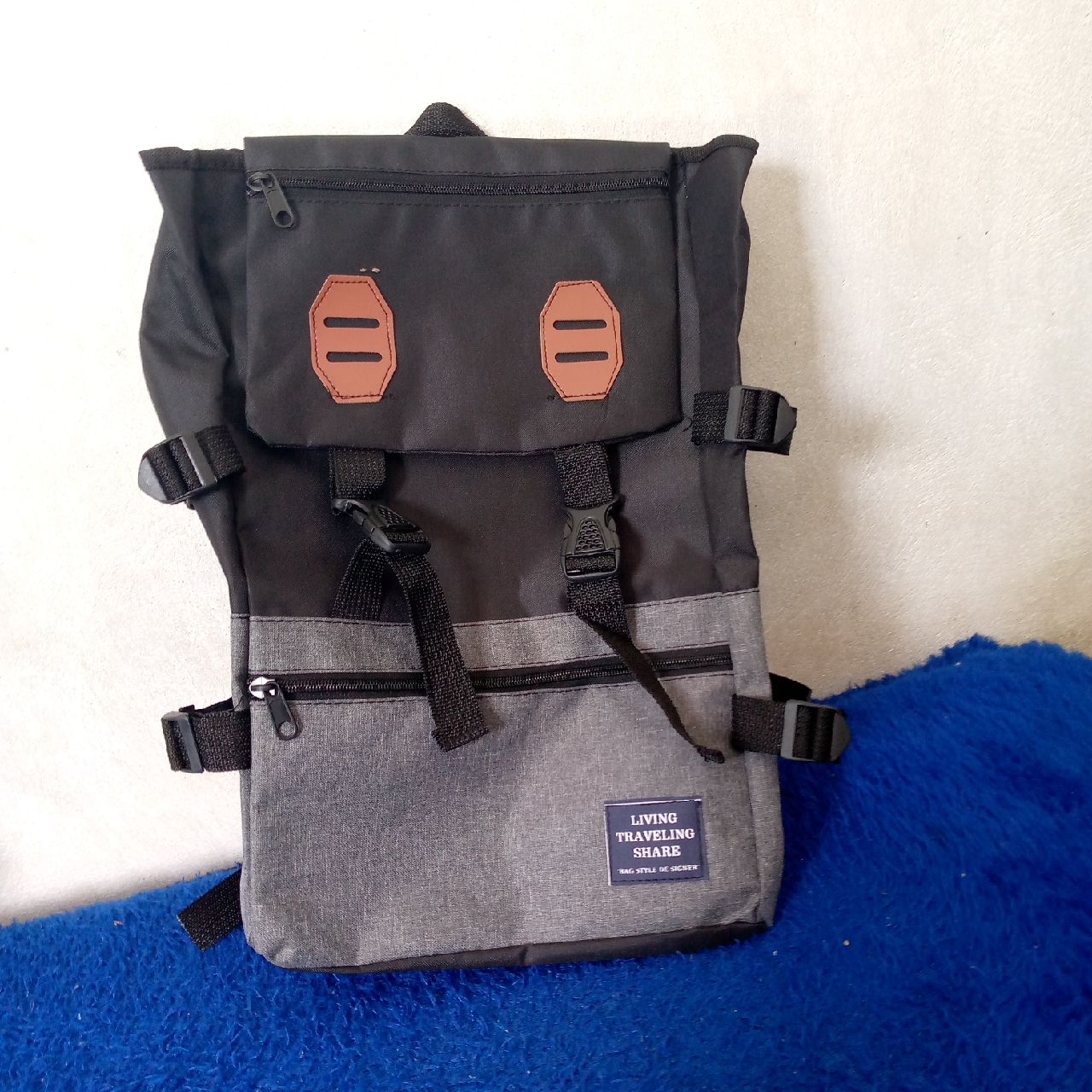 Tas Ransel Sekolah Pria Adventure Multifungsi/ Tas Pria backpack jumbo - foto 2 dari 10