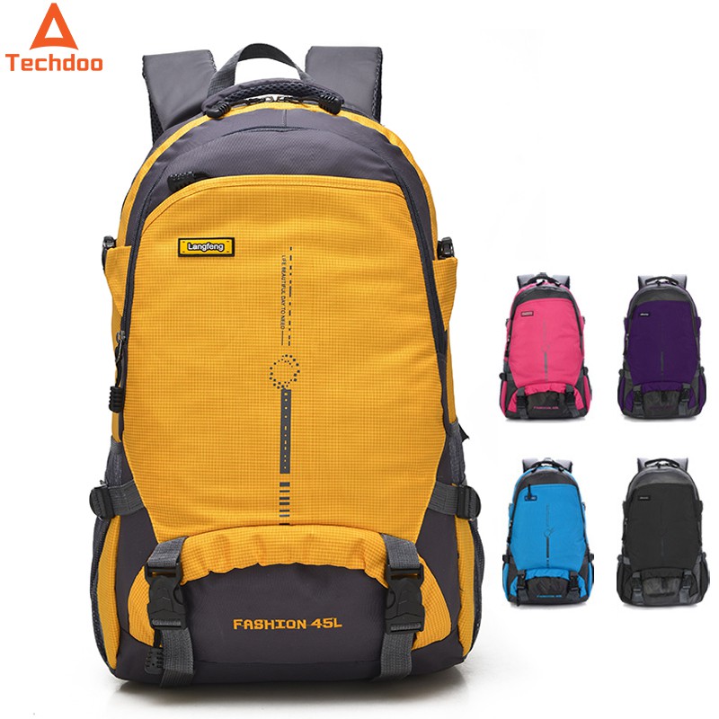 Techdoo 45L Waterproof Hiking Backpack Laptop