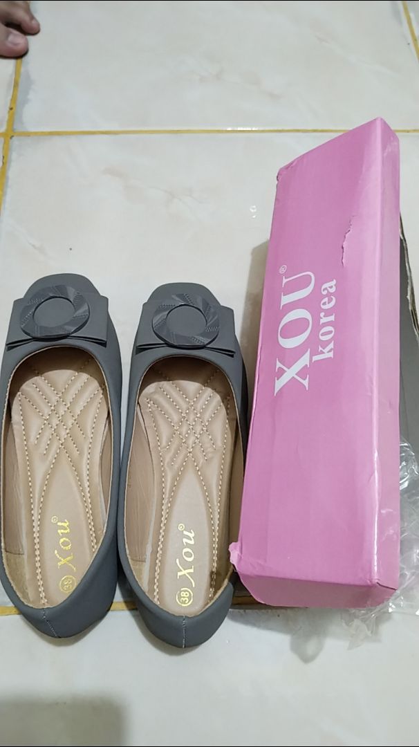 XOU Fashion Flatshoes Wanita Anti Selip Nyaman - foto 10 dari 10
