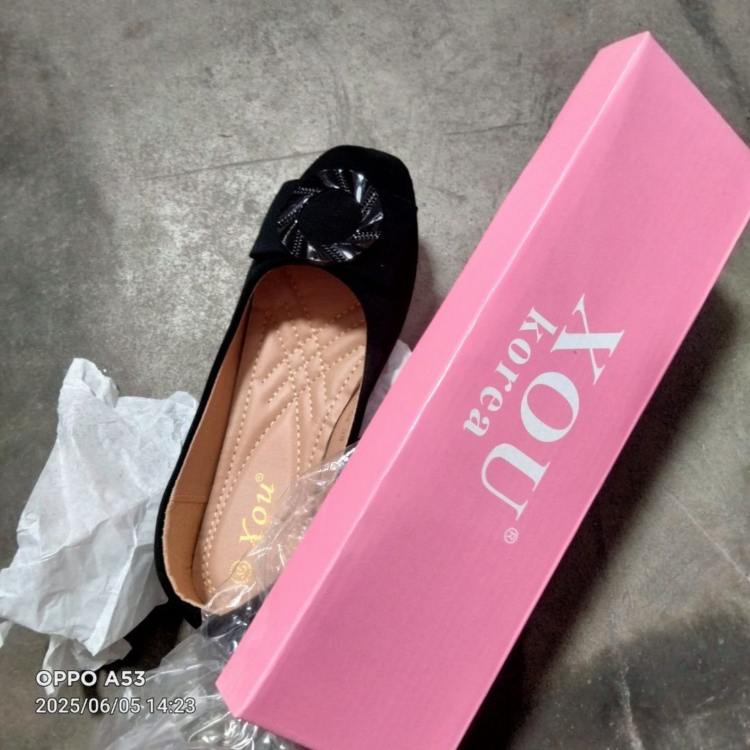 XOU Fashion Flatshoes Wanita Anti Selip Nyaman - foto 4 dari 10