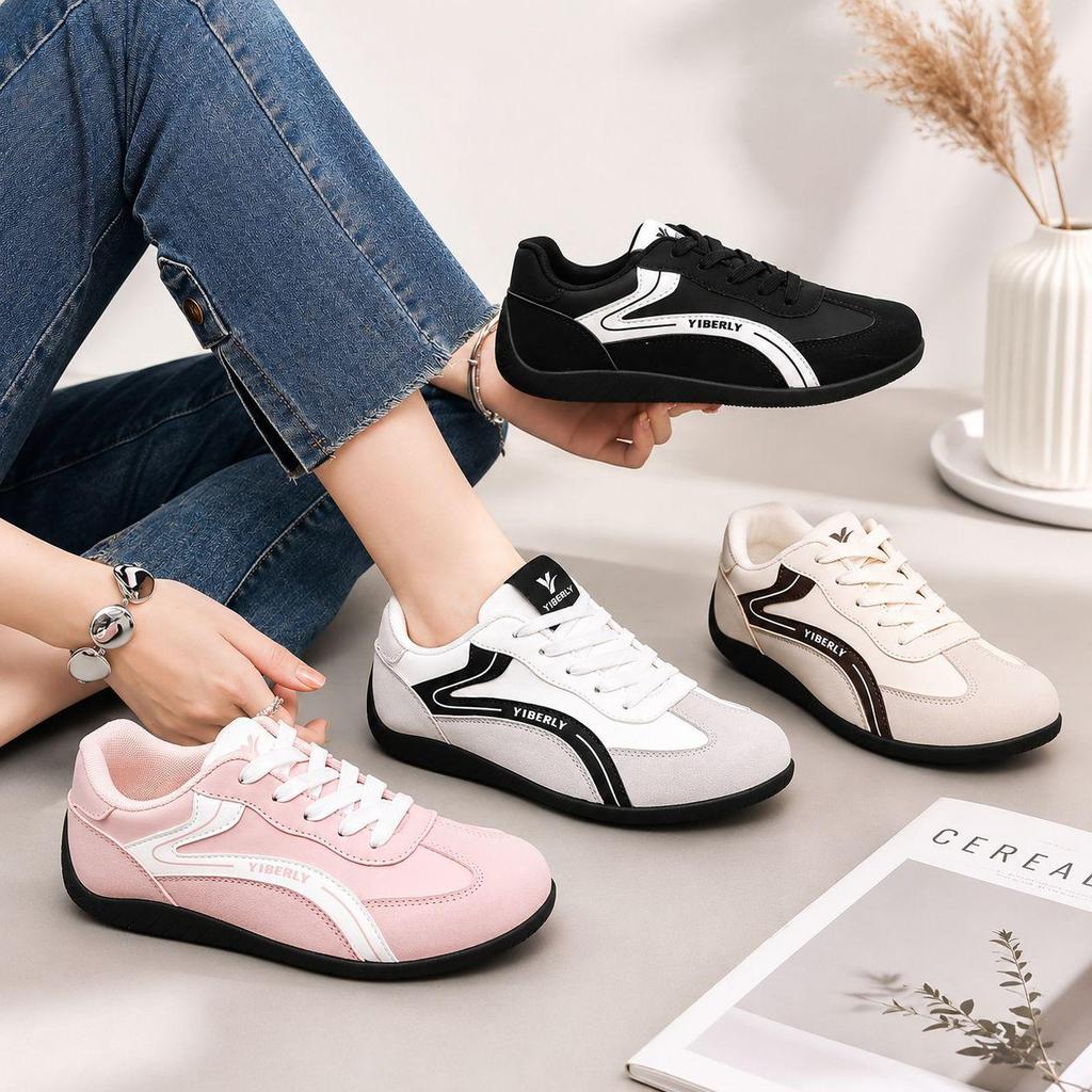 YIBERLY BERLY-V2A05 SEPATU UNISEX MODEL TERBARU CASUAL INSPIRED MINIMALIST SNEAKERS - foto 1 dari 10