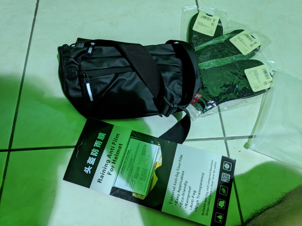 Foto ulasan Yipinu YQM-1 Tas Selempang Pria Wanita Anti Air