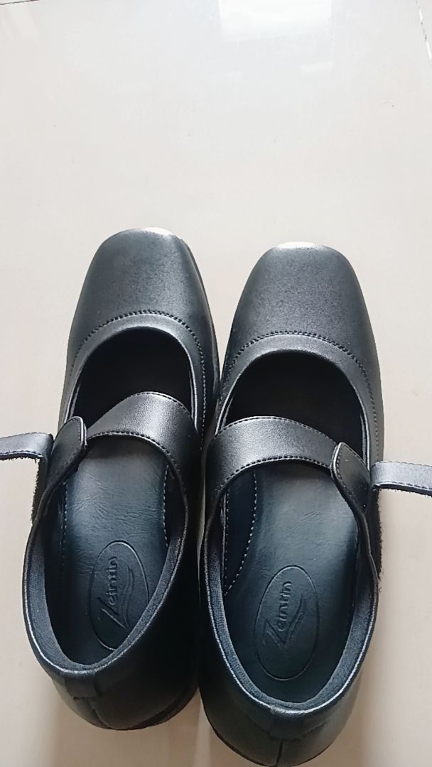 Foto ulasan Zeintin - Sepatu Pantofel Wanita Kasual Formal Sepatu Kerja Paskibra Wanita ZO