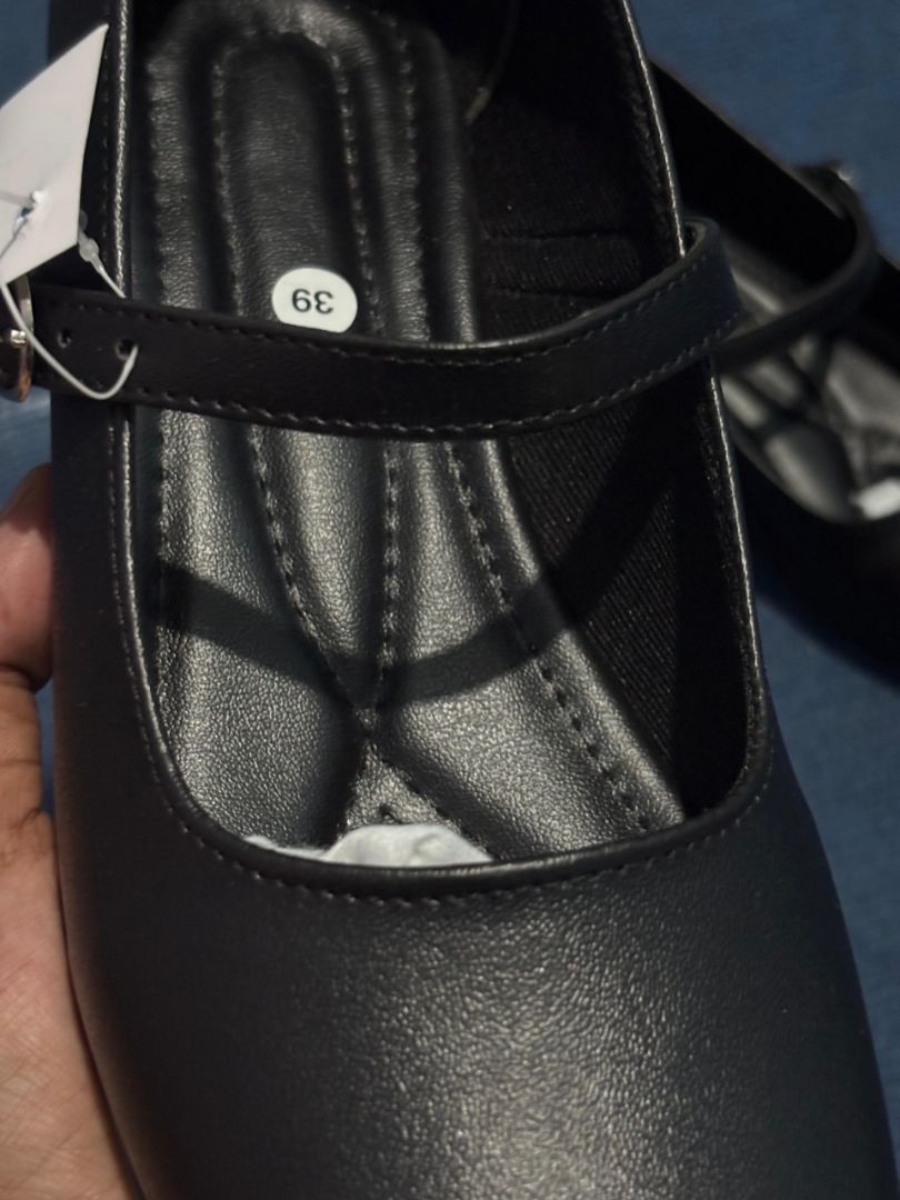 Foto ulasan ZURA-Sepatu pantofel wanita paskibra hak 3cm