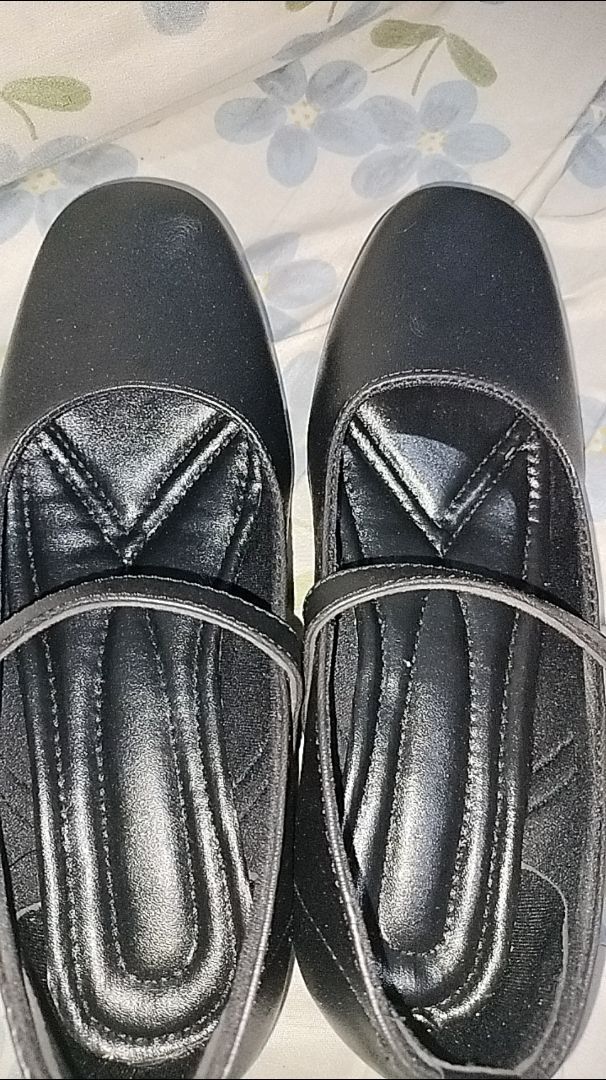 Foto ulasan ZURA-Sepatu pantofel wanita paskibra hak 3cm